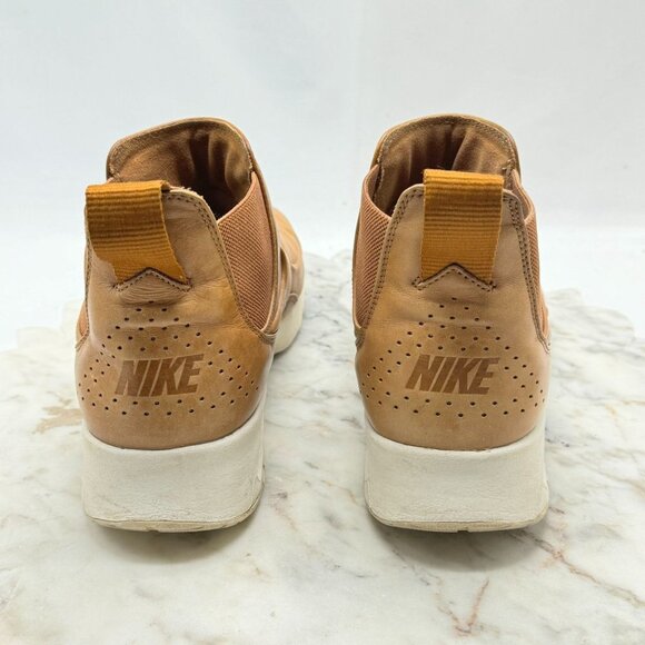 Nike Air Max Thea Mid Ale Brown Tan Sz8.5 859550-200 Slip On Leather Ankle Boots - Picture 6 of 16